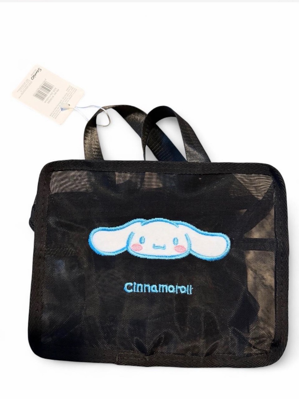 Licensed Sanrio Cinnamoroll Mesh Makeup bag